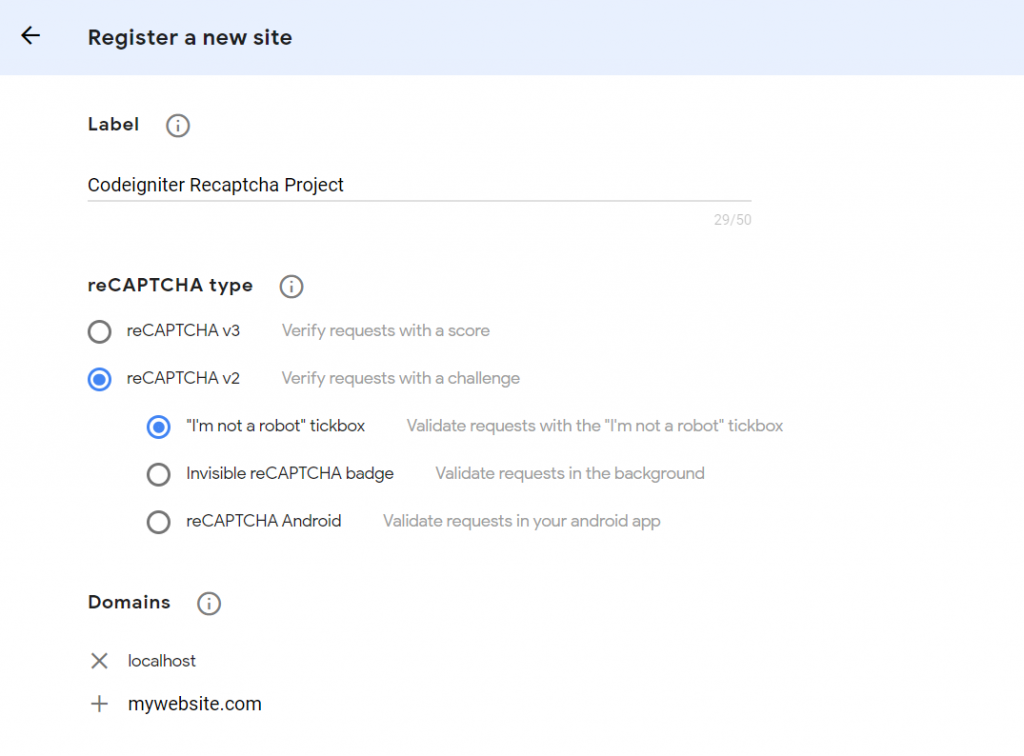 How to use Google reCAPTCHA in Codeigniter form?