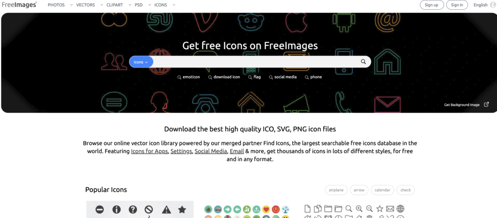 Best Website for free Icon Download for Graphic Designer